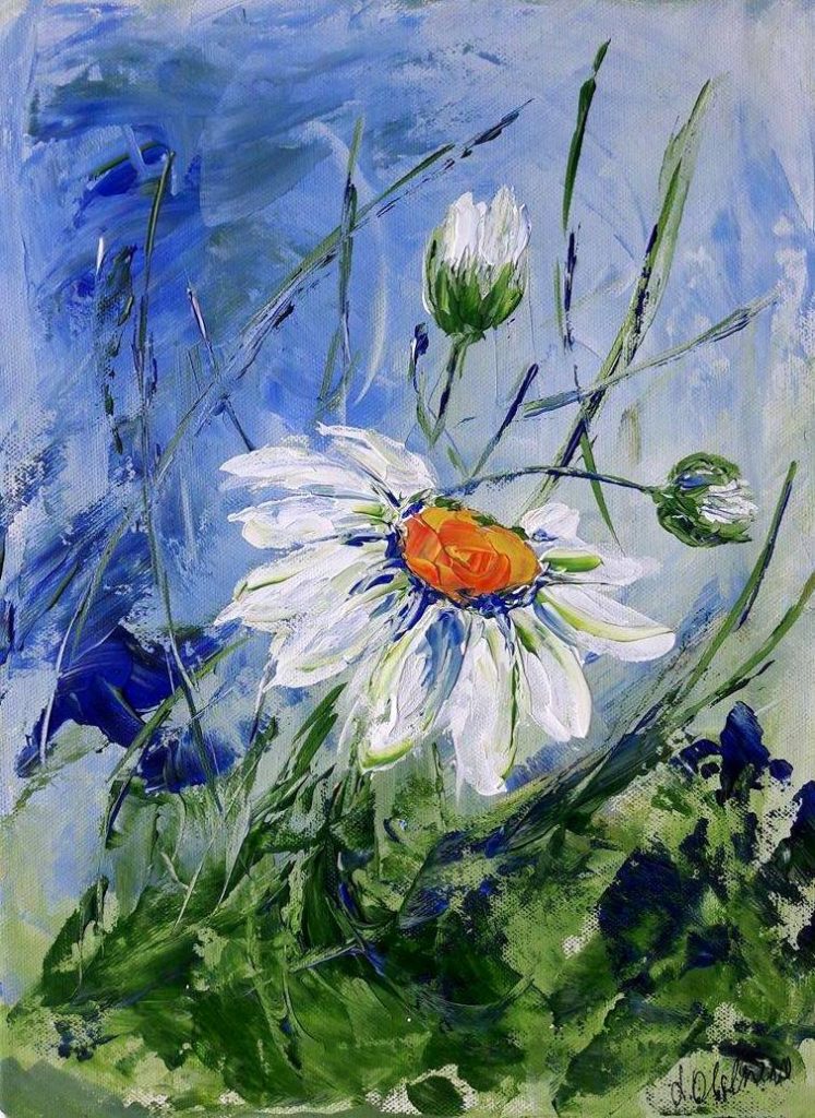 Gemälde von Blumen
